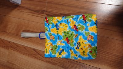 入園準備第二弾！上靴袋入れ！