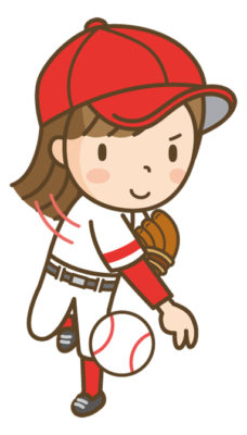 キャッチボールの投げ方指導