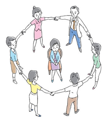 人の役に立つ支えるとは？