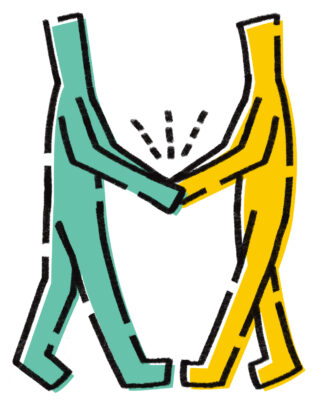 仲間と協力して大きな力を得るためには