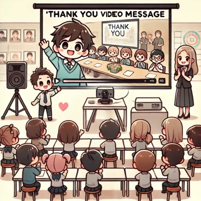感謝のビデオメッセージ