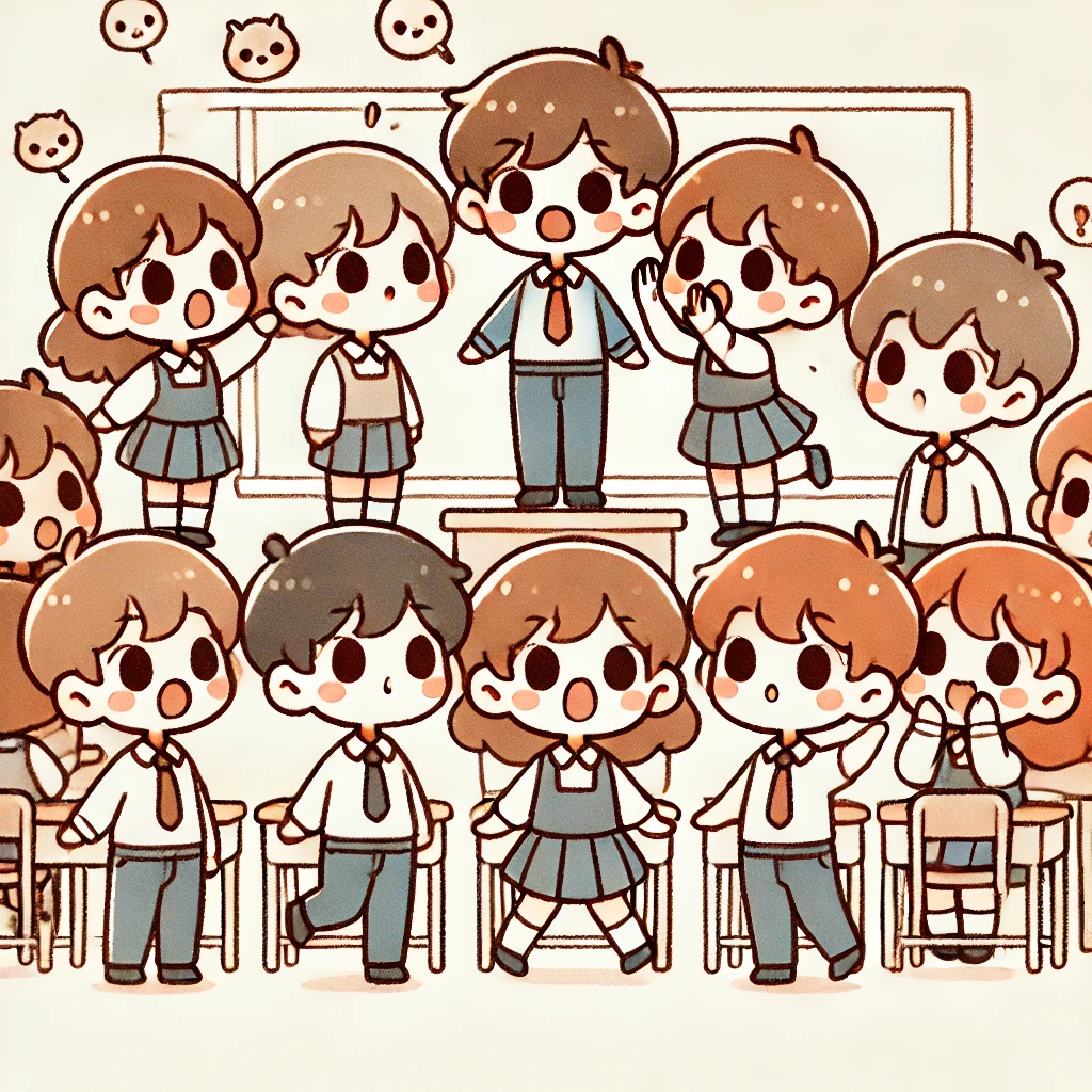 騒がしい学級を落ち着かせるコツ