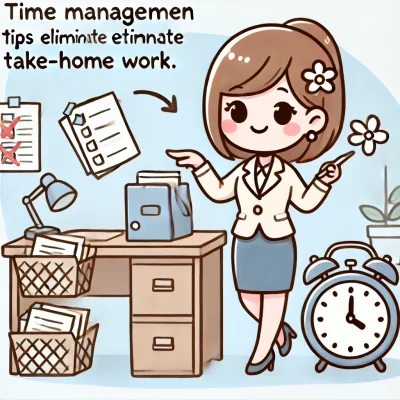 持ち帰り仕事をゼロにする時間管理術