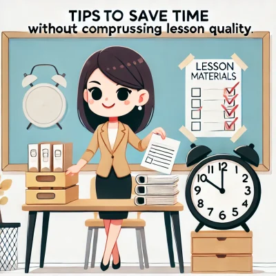 授業の質を落とさずに時間を確保するコツ