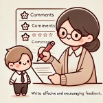 成績表や通知表のコメントの書き方