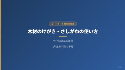 【中学技術】木材のけがきとは？さしがね・基準面・切りしろを徹底解説