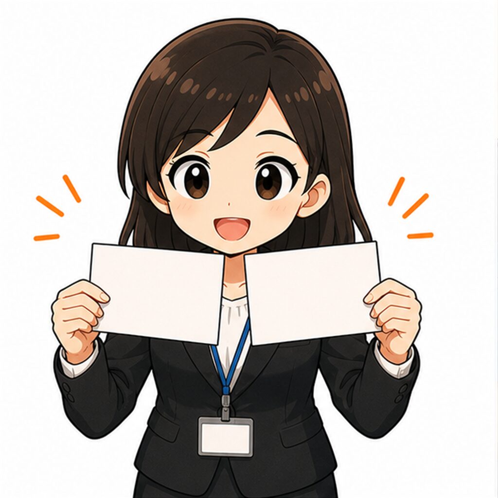 固定レイアウトの通信テンプレートを示す先生