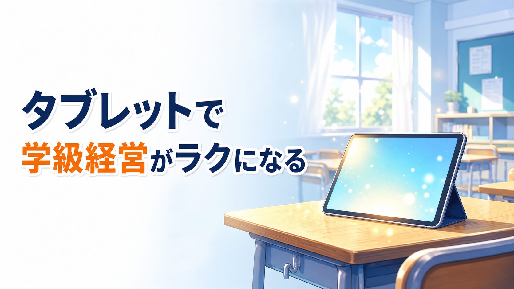 タブレット、授業でしか使っていませんか? ― 学級経営がラクになる3つのICT活用