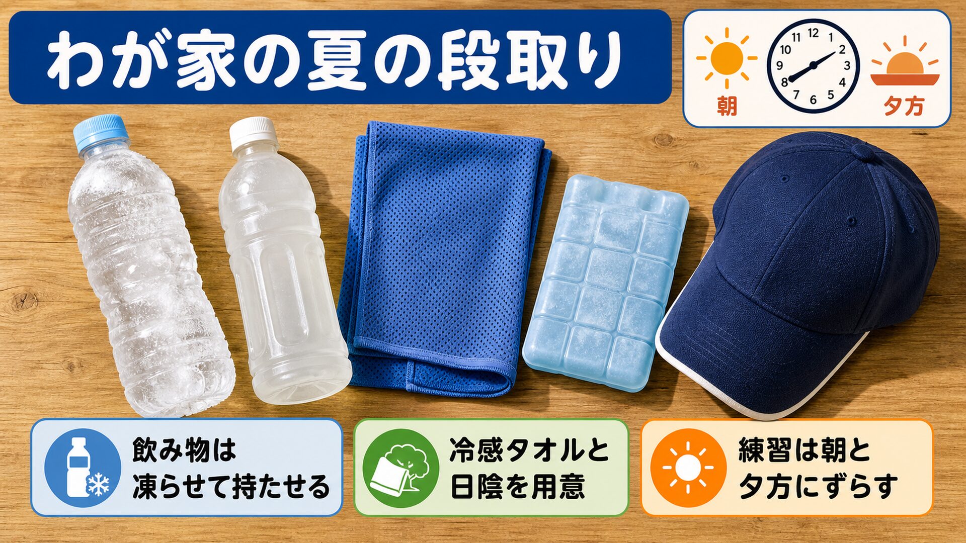 わが家の夏の段取り