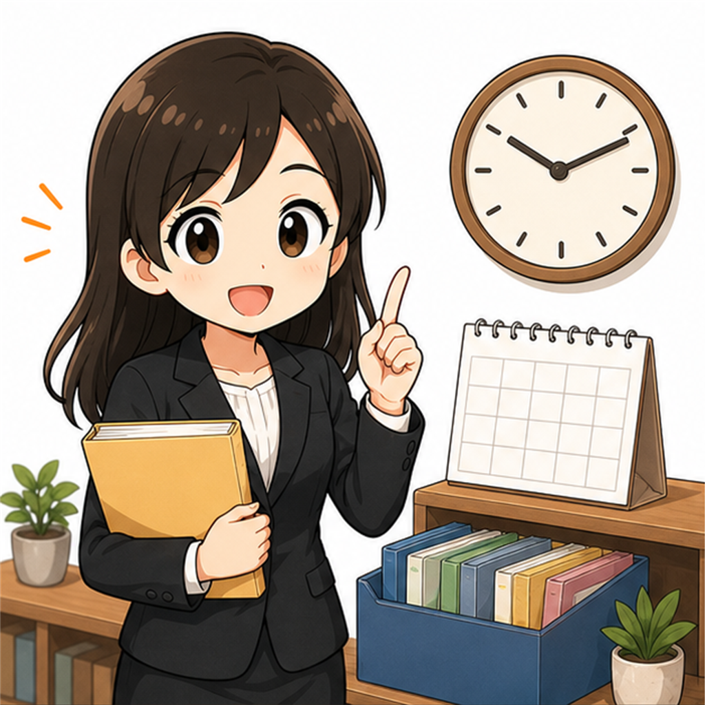 テスト週間の勉強時間の目安を示す先生