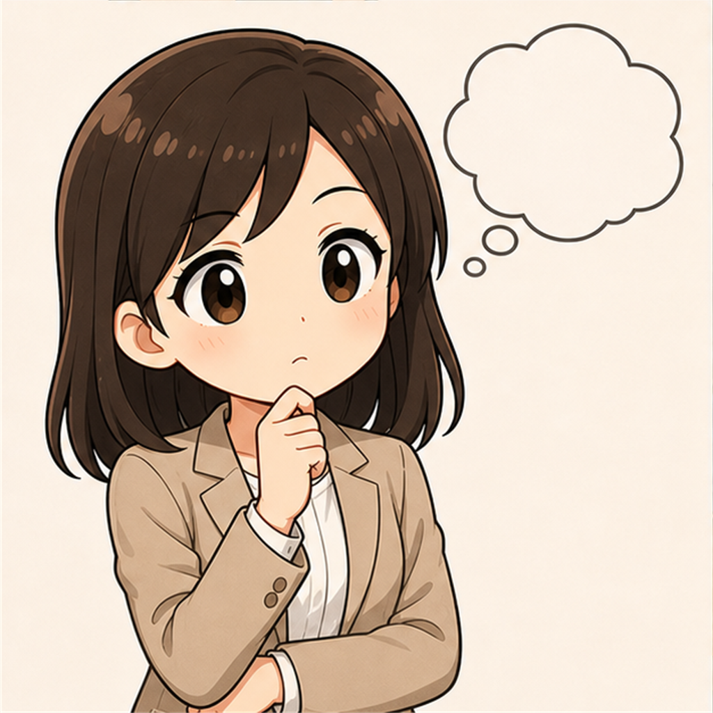 困りごとを紙に書き出して考えている先生