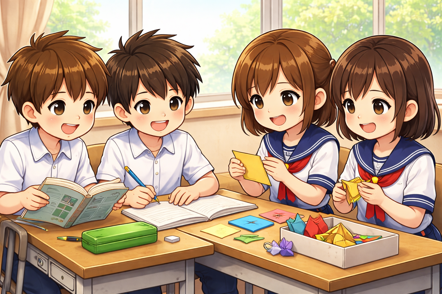 係の呼びかけを受け取って動き出す子どもたち