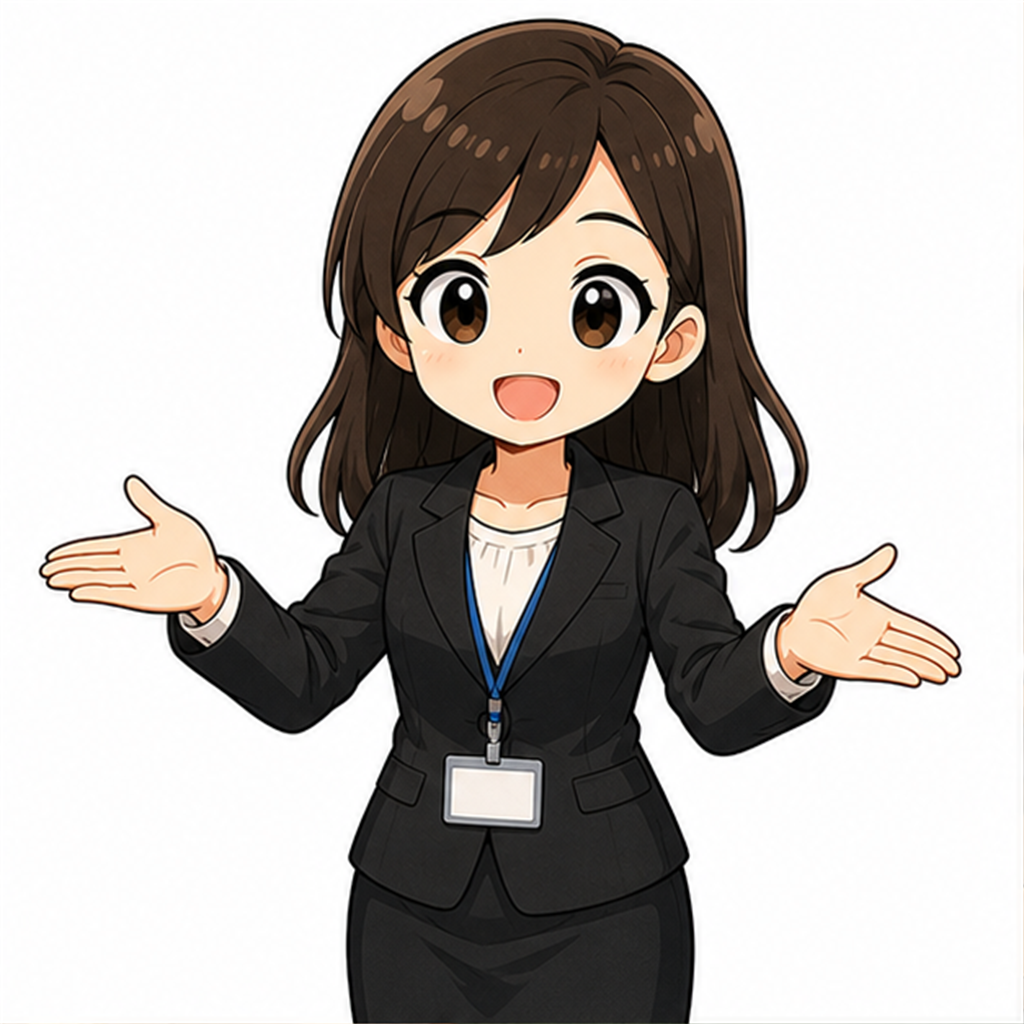 避難の道順を両手で示しながら案内している先生