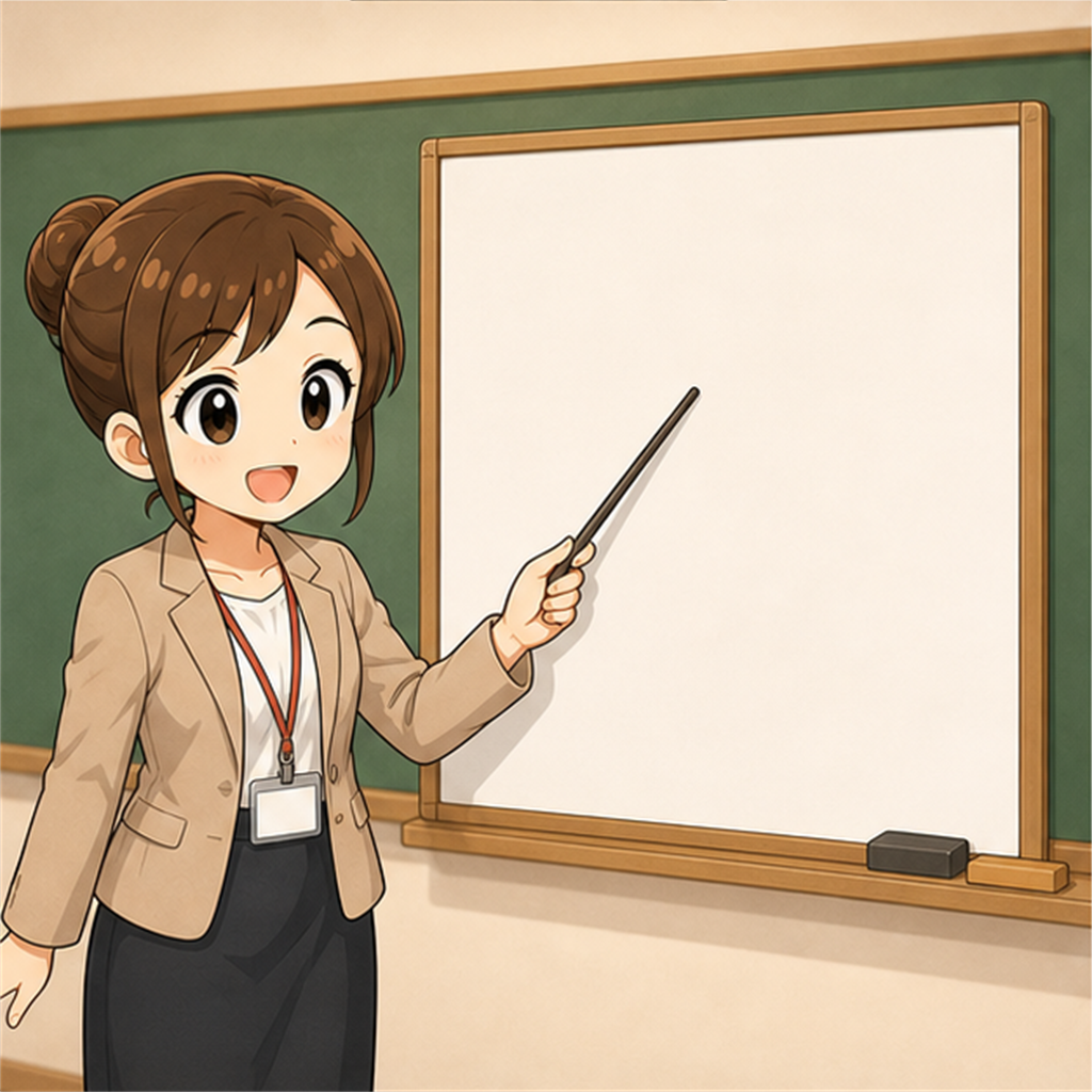 日直の動きを見て、行事の係のときと同じだと声をかける先生