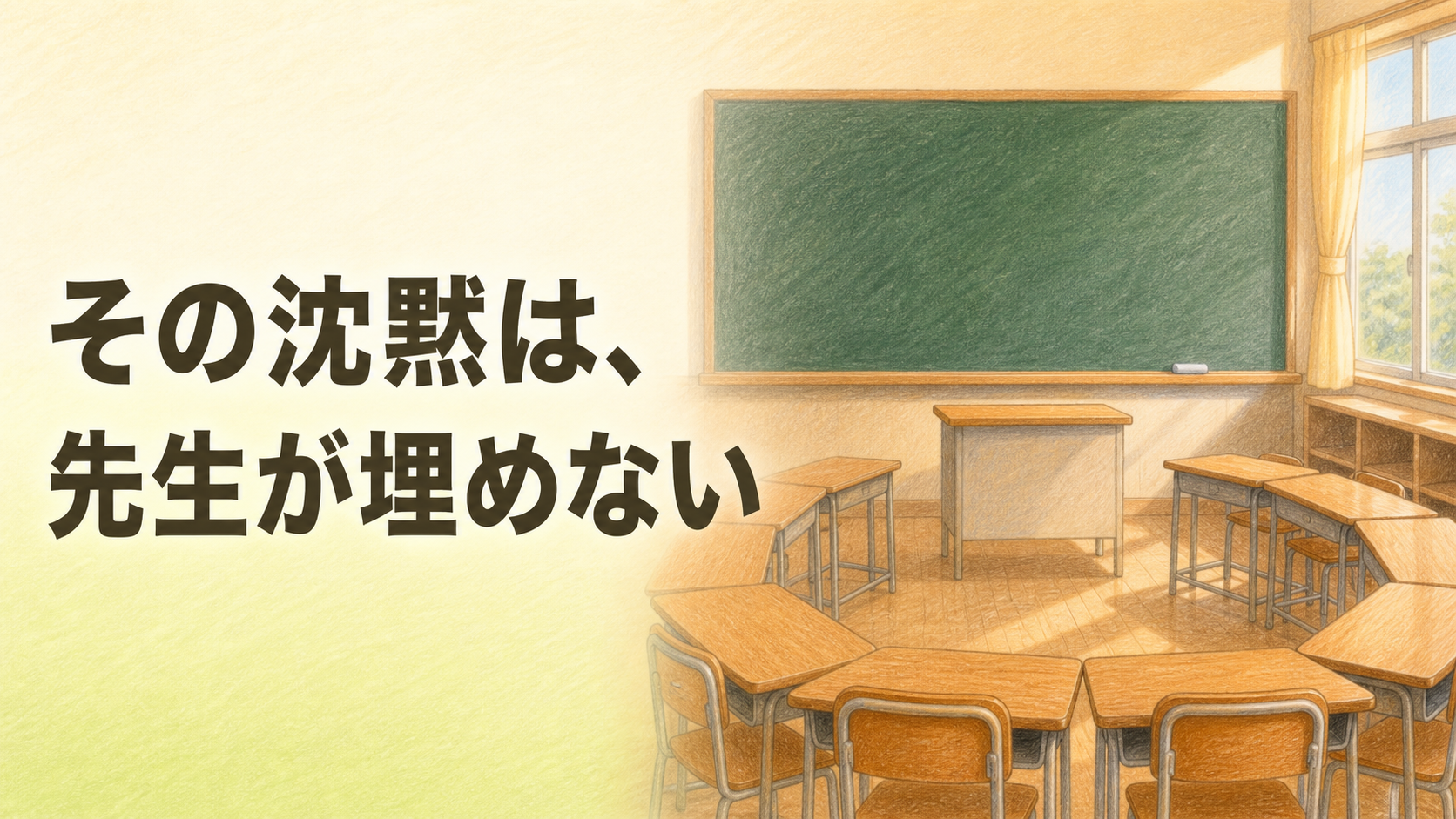 【中学校】学級会で意見が出ないクラスへ ― 話し合いが動き出す3つの手順