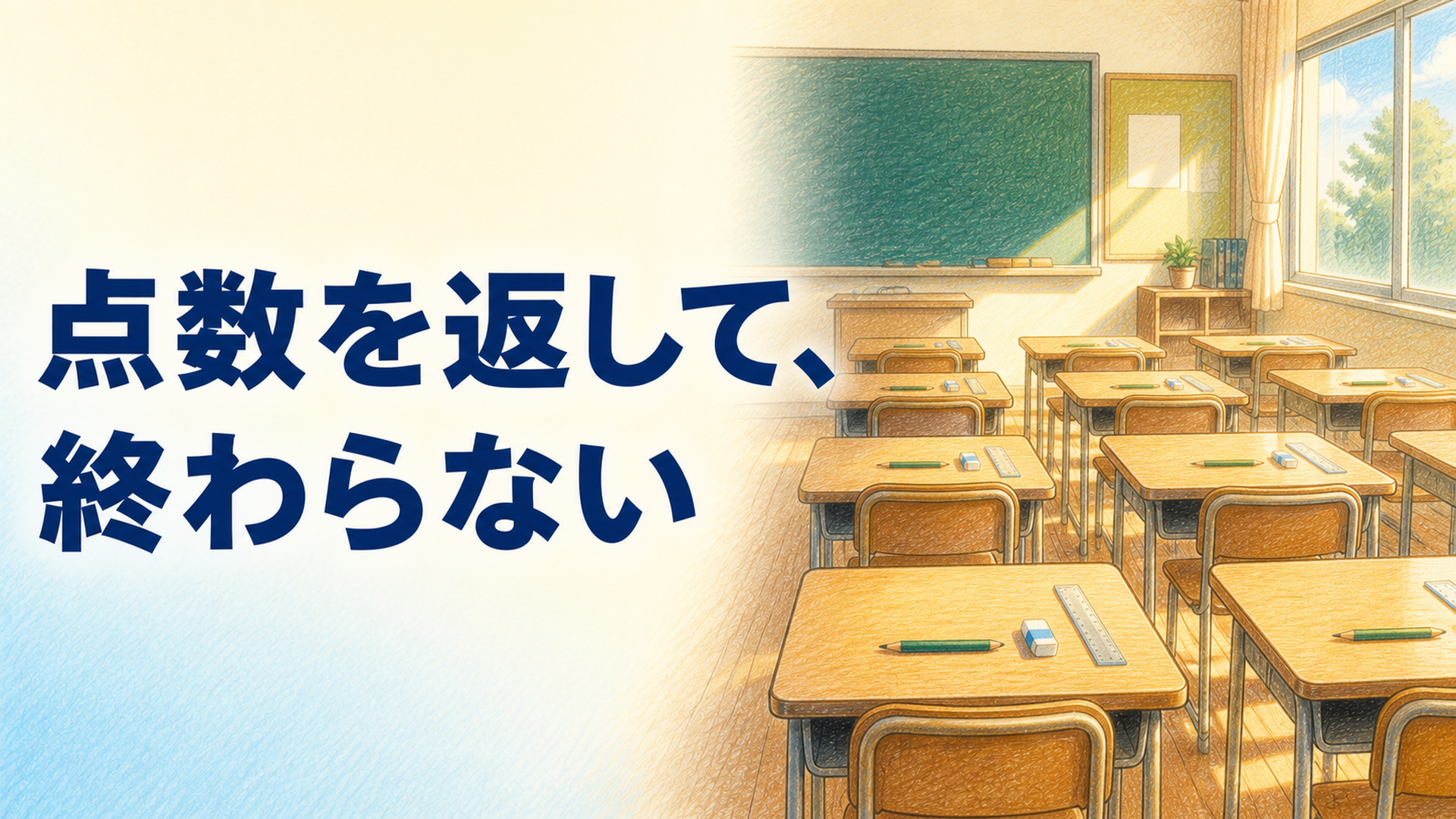 【中学校】2学期のテストを成長に変える3つの指導 ― テスト前・中・後で担任がやること