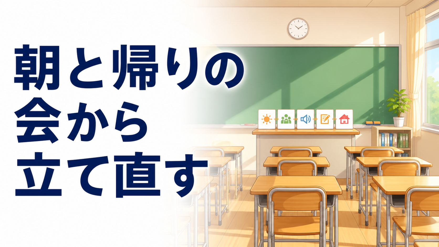 朝の会がだらだら続くクラスへ ― 二学期に一日の入口と出口を整える3つの手順