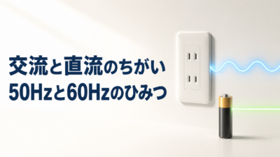 中学技術【交流と直流】50Hzと60Hzのちがいをわかりやすく解説