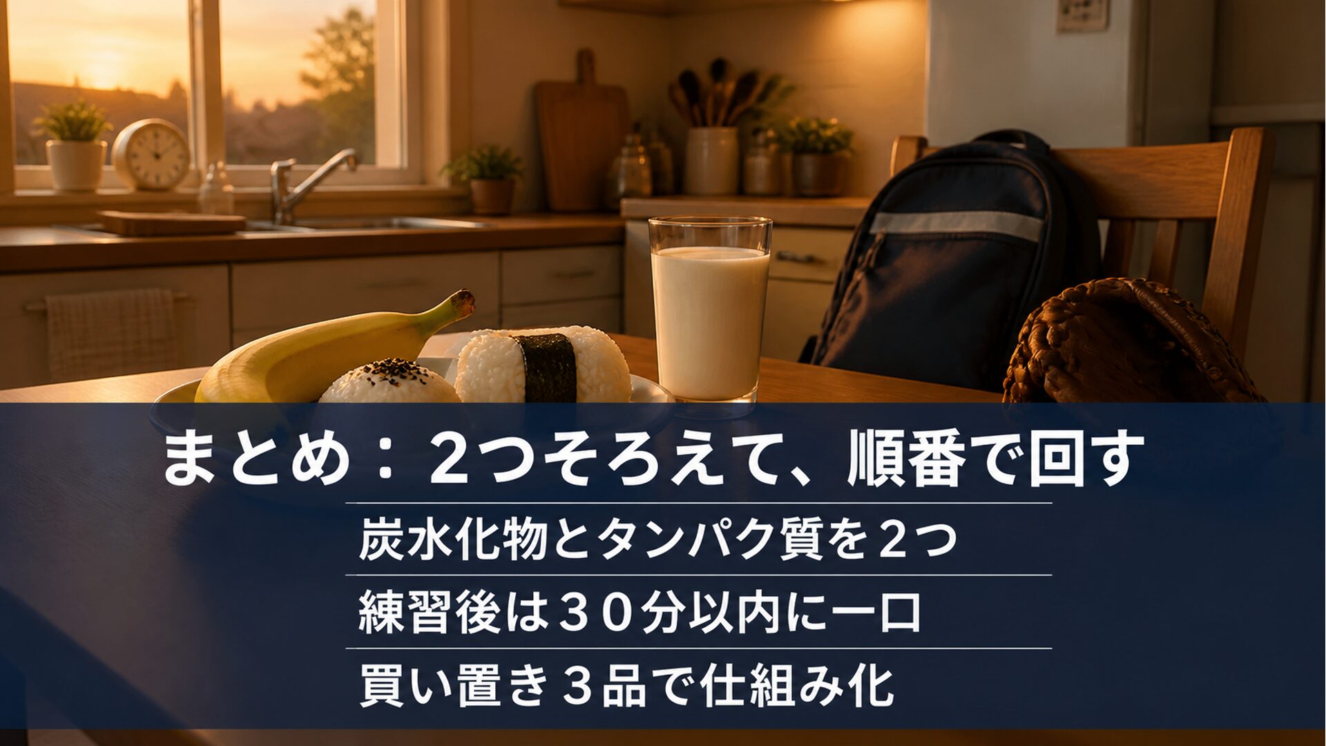 まとめ：２つそろえて順番で回す