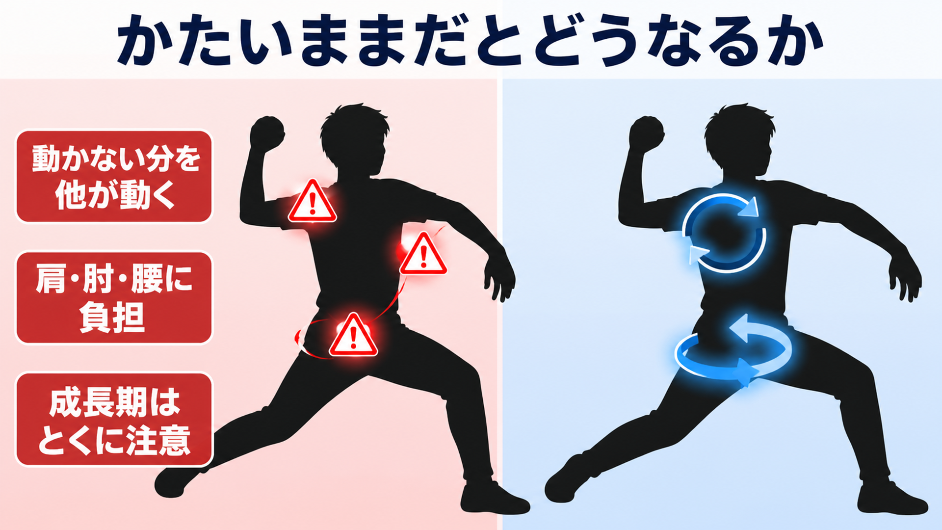かたいままだとどうなるか