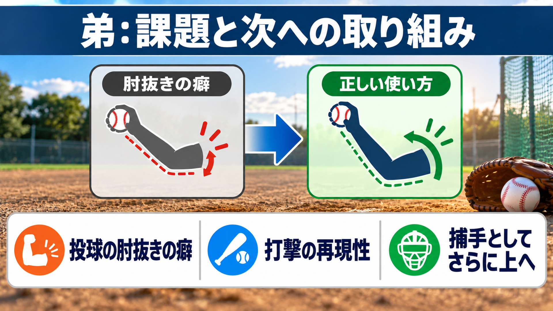 弟:課題と次への取り組み