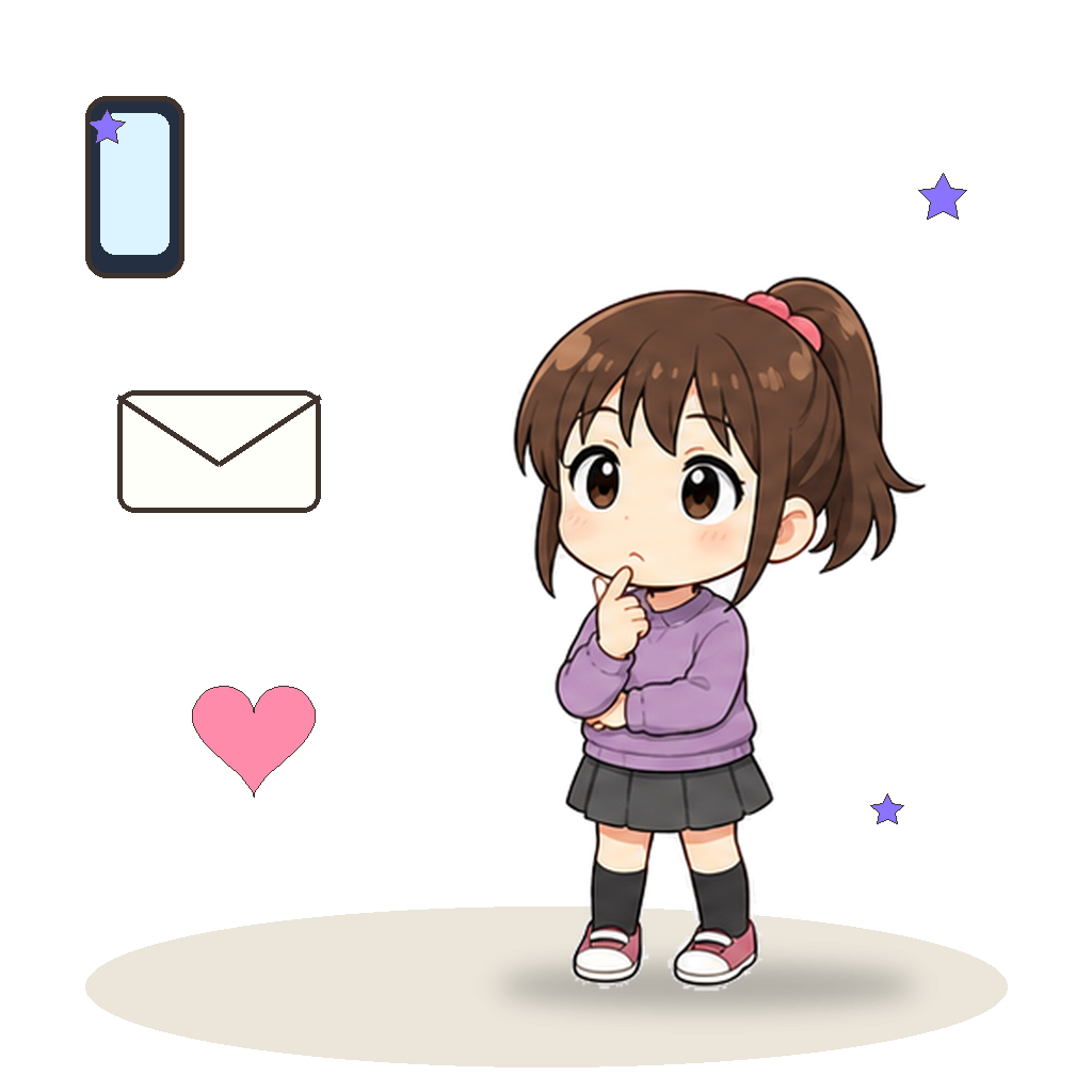 考え込む女子生徒の様子
