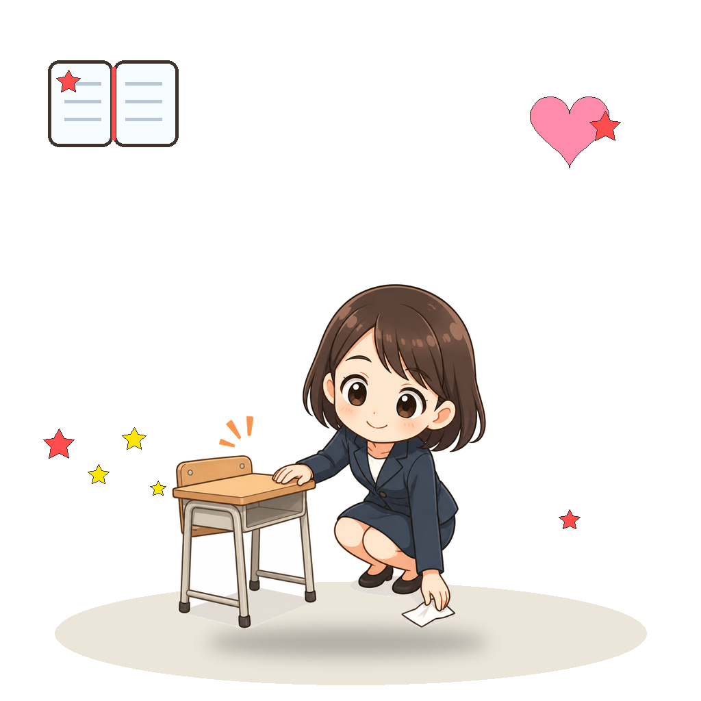 読書の時間を紹介する先生