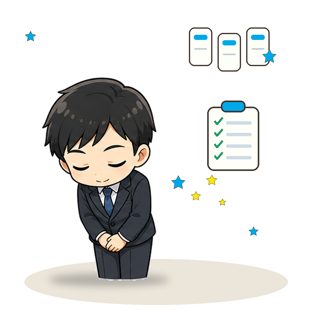 大切な学びをまとめて伝える教師のイラスト