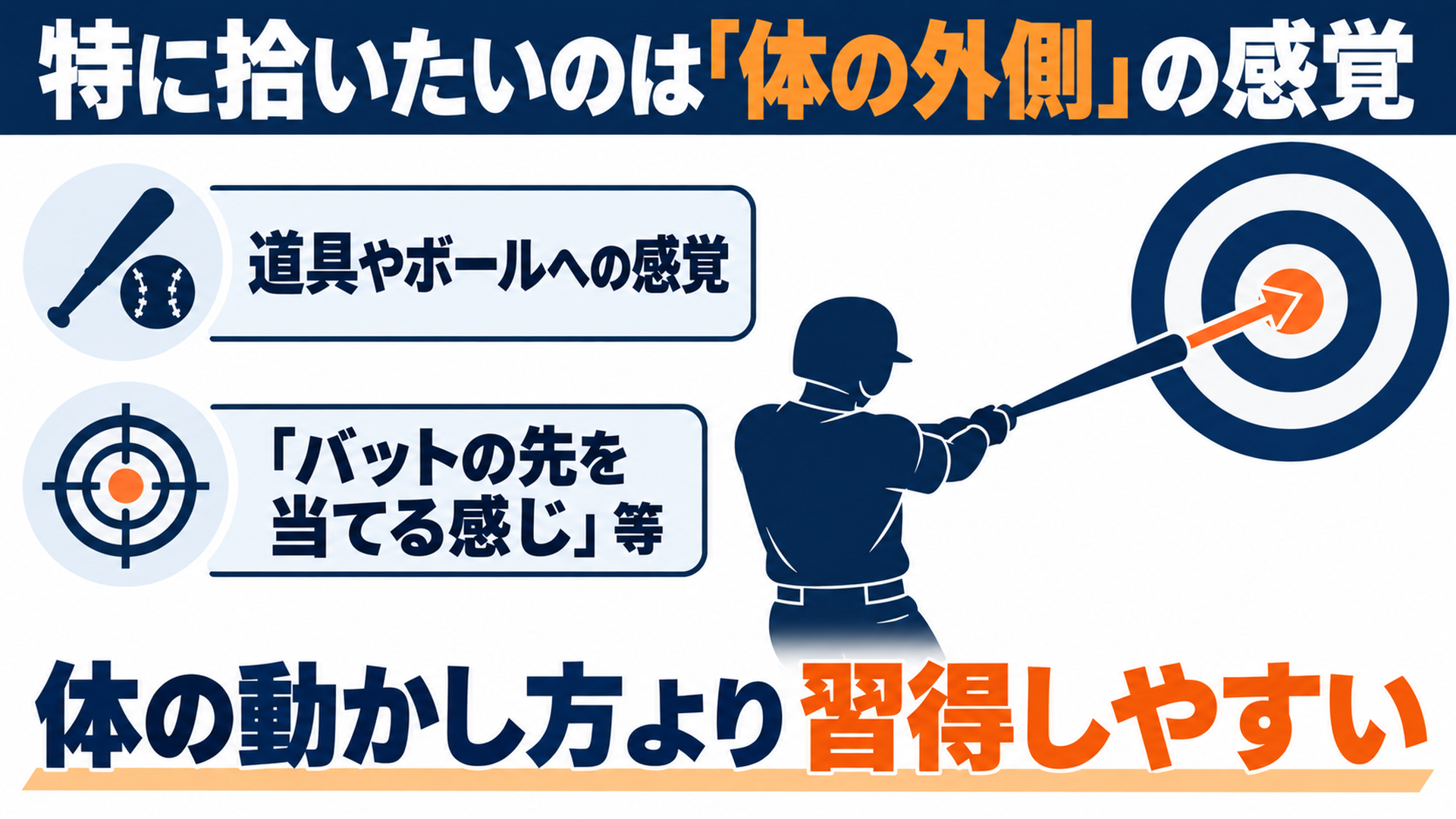 特に拾いたいのは「体の外側」の感覚