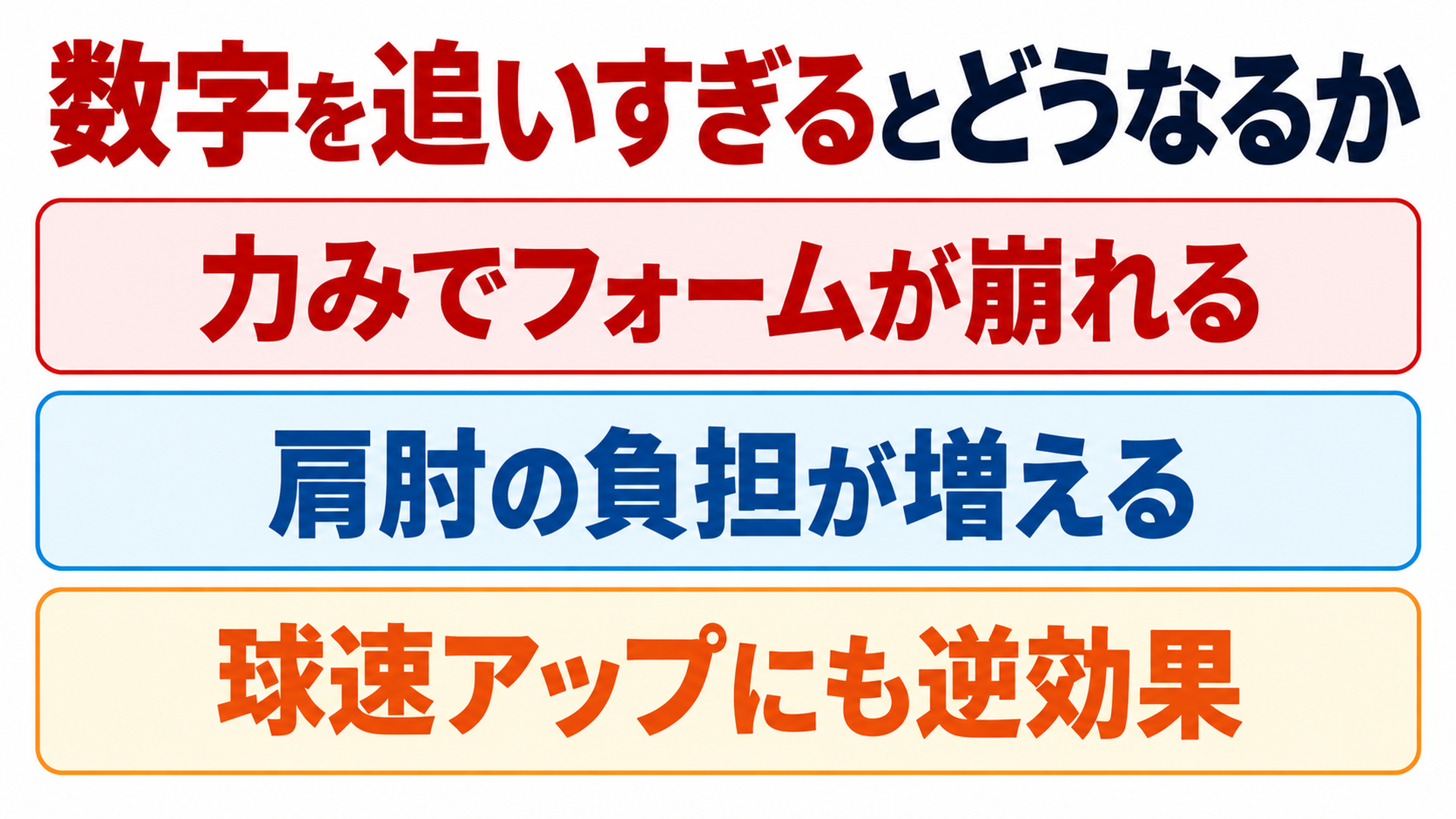 数字を追いすぎるとどうなるか