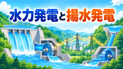水力発電と揚水発電のしくみ｜中学技術のテスト前に確認したい3つのポイント