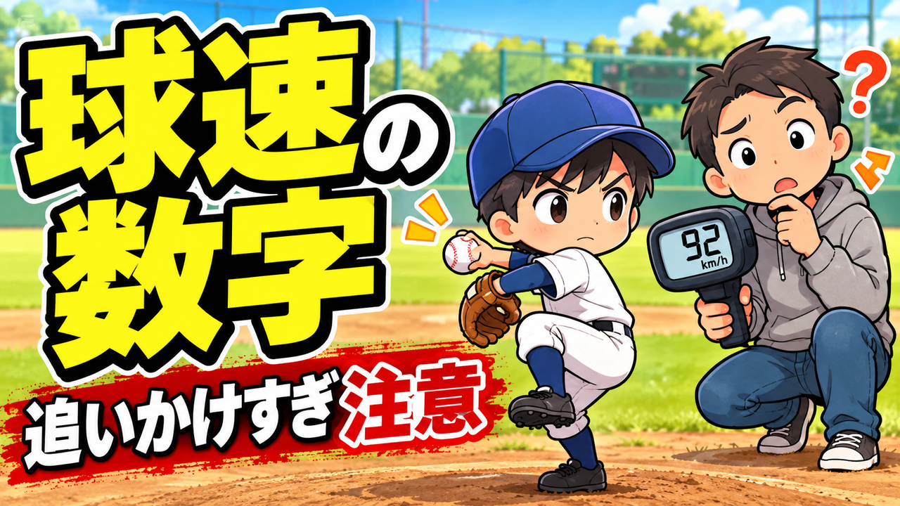 【親のための野球】小学生で80km/h台は速い?遅い?|球速の数字との正しい距離感|プロ野球選手への道