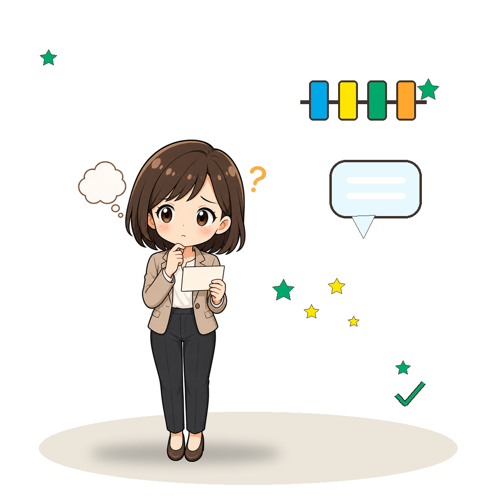 保護者と一緒に質問紙を見ながら話す先生