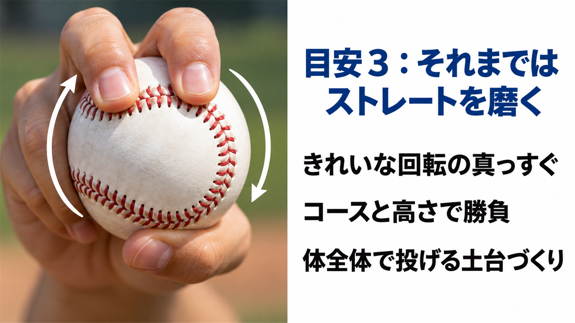 目安3:それまではストレートを磨く