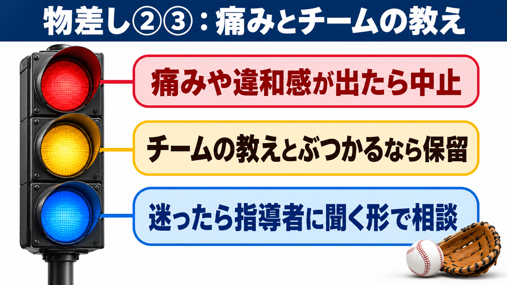 物差し②③:痛みとチームの教え