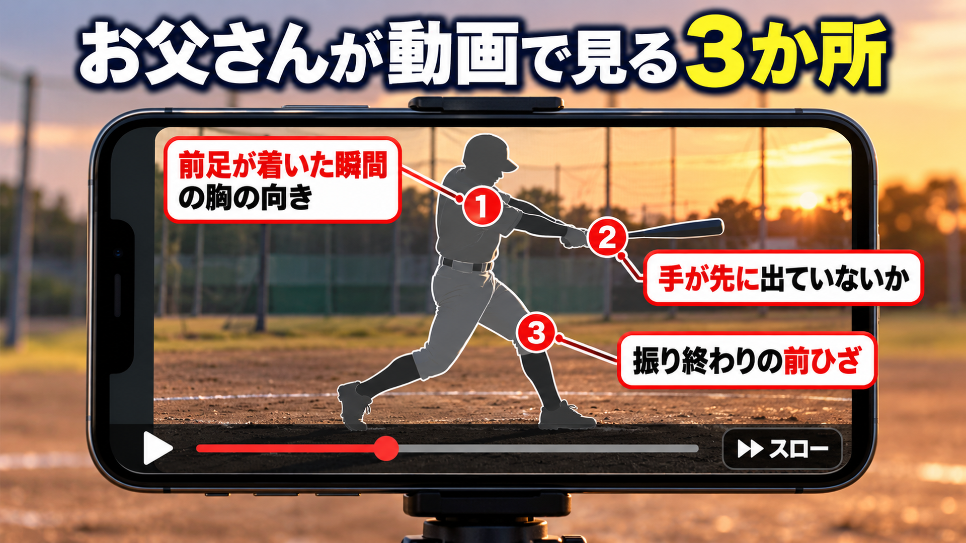 お父さんが動画で見る３か所