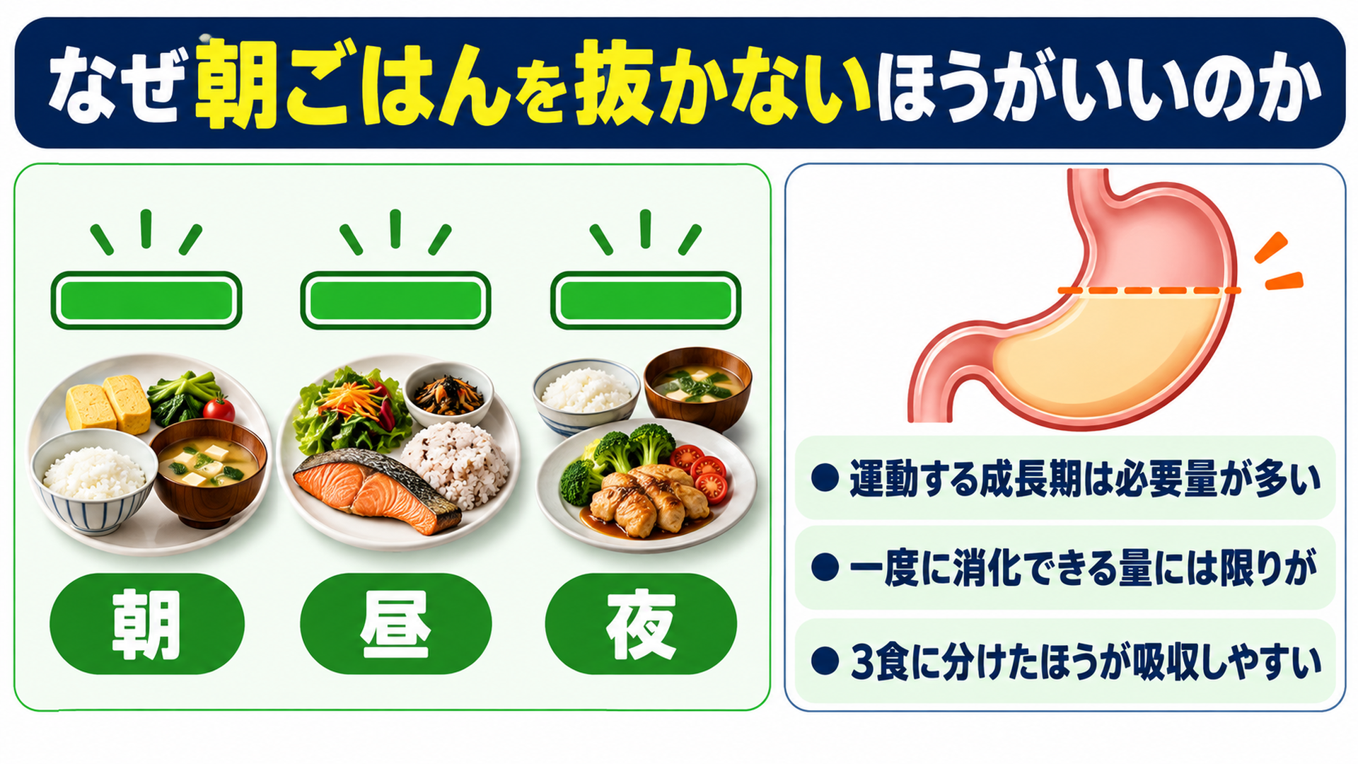 なぜ朝ごはんを抜かないほうがいいのか