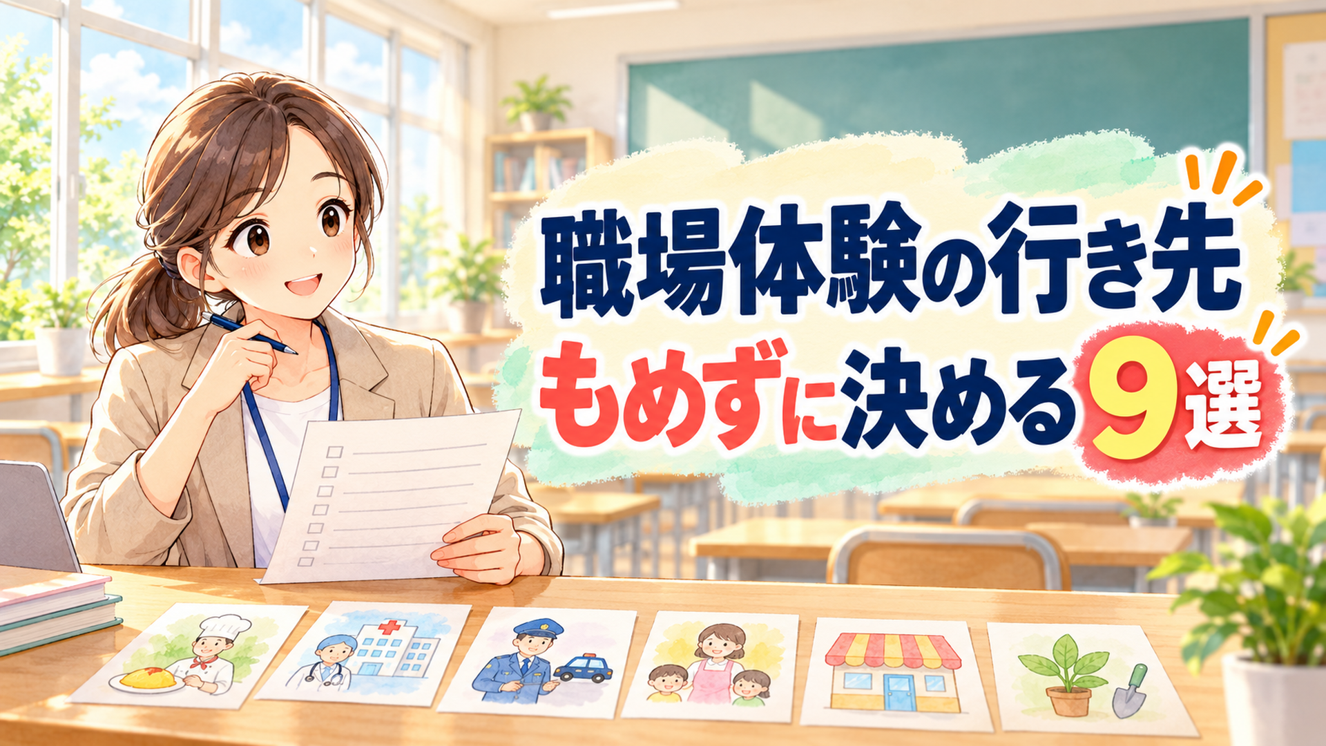 職場体験の事業所の決め方・割り振り方9選|中学校の希望調査から発表まで