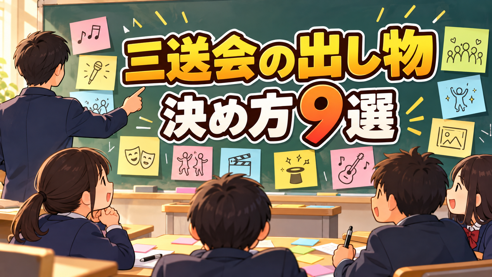 三送会の出し物の決め方9選｜中学校のクラスがもめずにまとまる手順