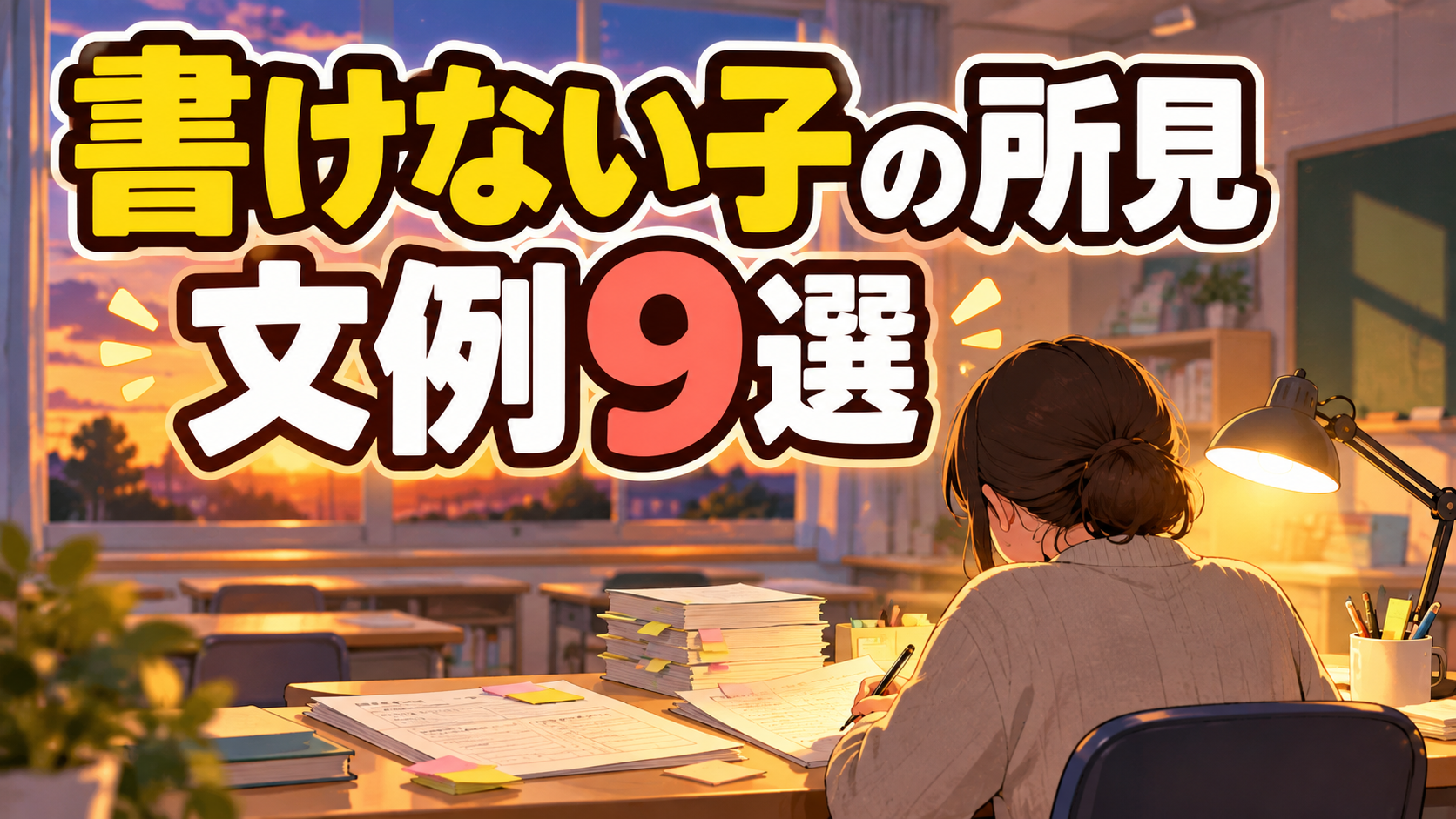 【中学校】所見が書きにくい子の書き方と文例9選｜通知表の気になる子