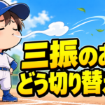 【野球のコツ】三振のあと、守備でもミスが続く子へ｜三振したあとの切り替え方３つのコツ｜プロ野球選手への道