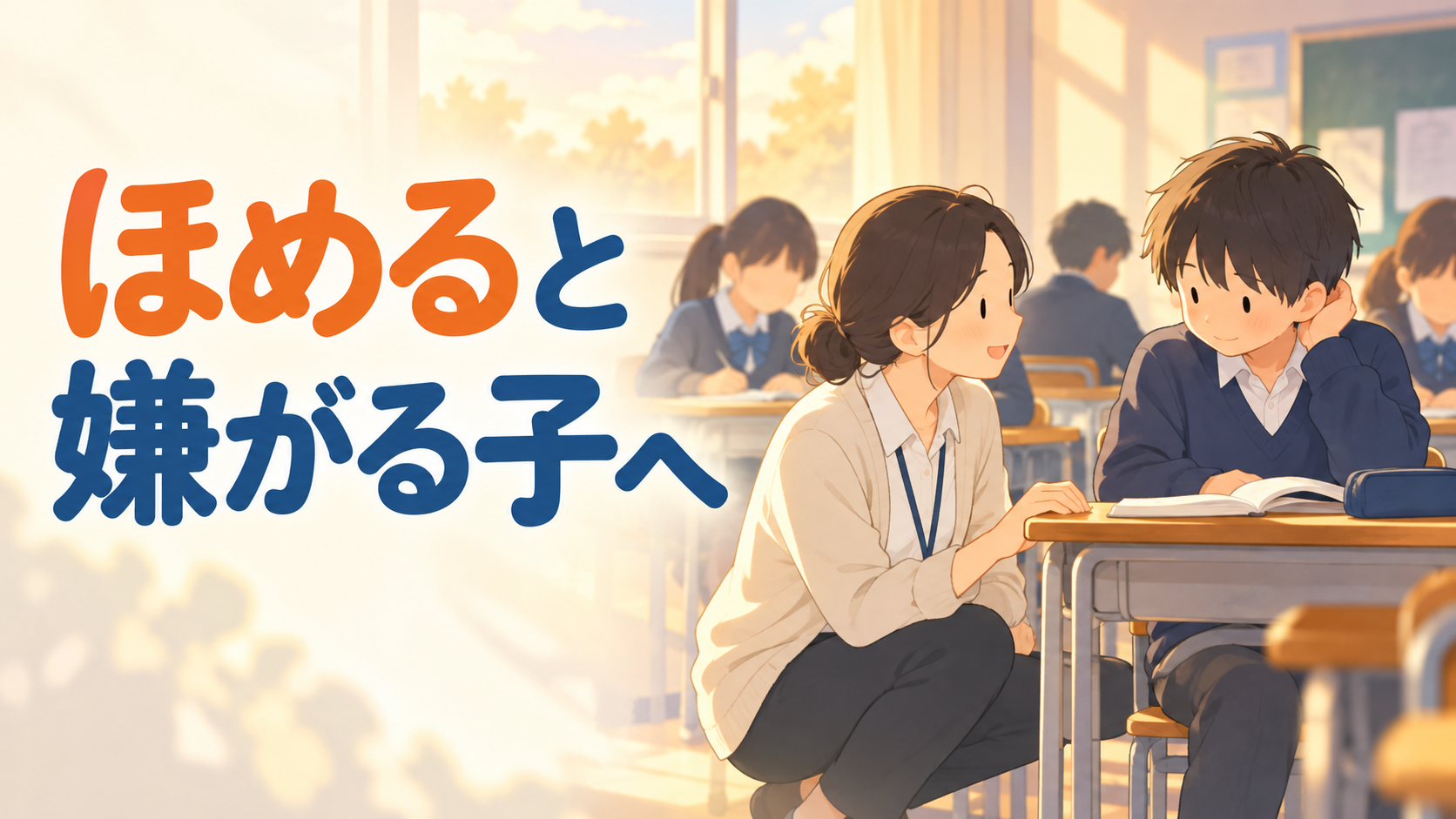 【中学校】みんなの前で褒められるのを嫌がる生徒への3つの褒め方