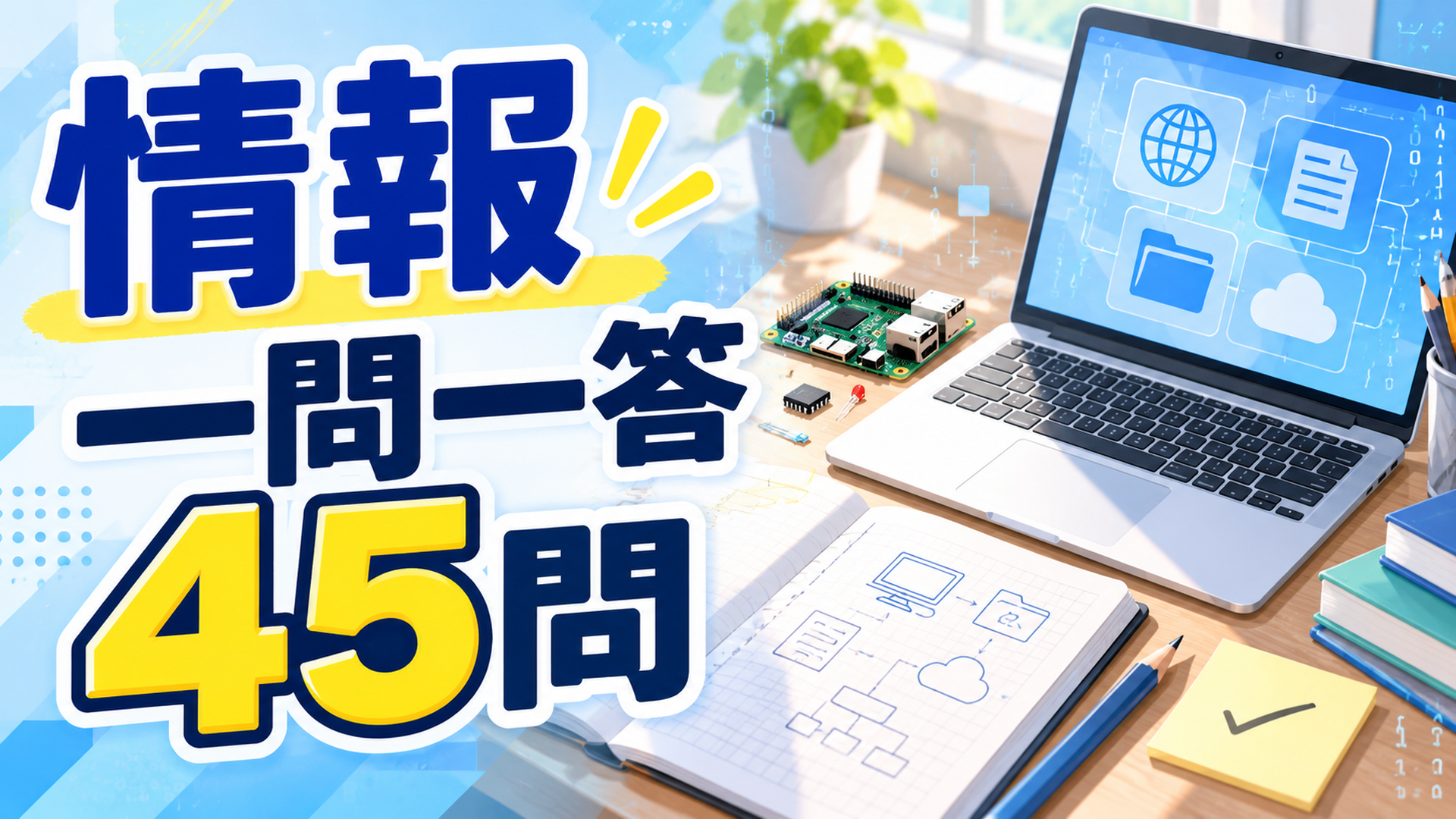 【中学技術】情報の技術 一問一答45問|2学期中間テスト対策