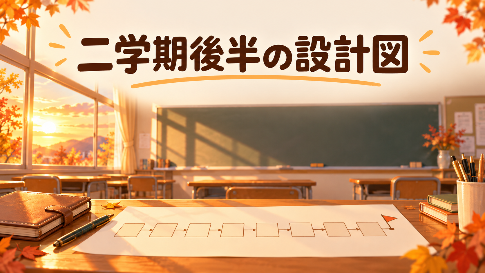 二学期後半の学級経営 11月・12月の過ごし方3つ｜中学担任が終業式から逆算