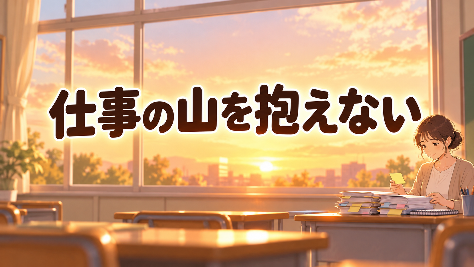 【中学校】担任の仕事が多すぎる時の減らし方3つ｜期末の山を抱えない
